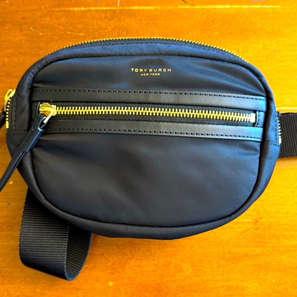 Nylon Black Tory Burch Perry Belt Bag - Beautiful used condition!